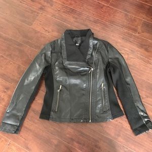 Mossimo Black faux Leather Jacket
